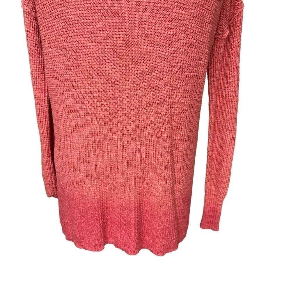 Anthropologie Moth Ombre Thermal Sweater Pocket Tunic Top Size Small - Picture 11 of 16